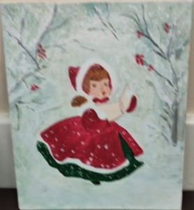 Josie, the carol singer, acrylics.jpg